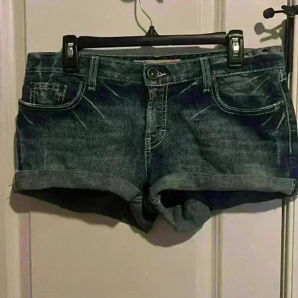 COPY - BKE Jean Denim Sabrina Stretch Jeans size 32 Y2K Vintage with Stud detail - Picture 2 of 9